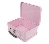 Générique Boîte de Rangement Vintage en Tôle avec Grosse Capacité, Valise Miniature Élégante pour Accessoires de Mariage, Facile à Nettoyer, Maison Bureau
