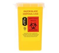 Générique Boîte de Recyclage Légère et Facile à Transporter pour Lames de Rasoir Plusieurs styles en Abs Conteneur de Collecte Sécurisé pour Salon et Barbershop Plusieurs styles