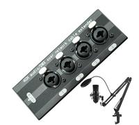 Générique Boîte de Répartition 4 Canaux Ethernet - Fournitures de Bureau en d'Aluminium Haute Vitesse | Connecteur RJ45 Femelle - Pour Moniteur Projecteur Ordinateur Portable Tablette Téléphone