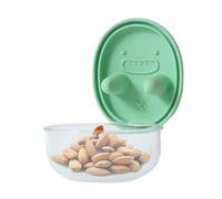 Générique Boîte de Snacks, avec Couvercle en Silicone, Conteneur de Boîte à Snacks, pour Sandwich Déjeuner Préparation de Repas Pique-Nique Voyage Salade Condiments Sauces et Dips