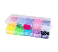 Générique Boîte de Strass pour Ongles 15 Couleurs, Bijoux et Décorations Nail Art DIY en Résine 5 Mm, Strass Plats Translucides pour Manucure Créative et Loisirs, Accessoire Nail Art