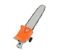 Générique Boîte de Vitesses carrée for tronçonneuse, Plaque de Guidage et chaîne for tronçonneuse à Perche HT KM 73-130, connecteur for Coupe-Bordures et scie d'élagage(28mm 7 Teeth)