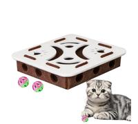 Générique Boîte d'Enrichissement Lime à Griffes pour Chat | Jeu De Ruse en Tissu avec Balle - Jouet Puzzle pour Chat avec Balle - pour Apartment Salon Jeu Seul Après Le Repas Et Comportement