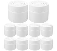 Générique Boîte Désodorisante Creuse 150 ML en Plastique Blanc, Lot de 10 Pièces, Rechargeable, Diffuseur D’air Frais pour Armoire, Voiture et Intérieur, Accessoire Anti-odeurs Compact