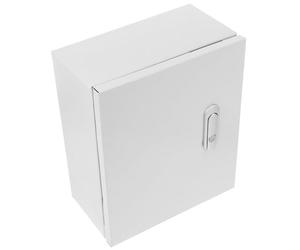 Générique Boîte Électrique Extérieure en Acier Inoxydable Blanc, Coffret Étanche Armoire Épaissie et Serrure Longue pour Contrôle de Distribution D'énergie Domestique