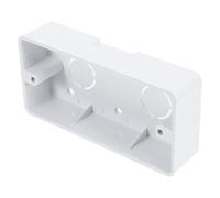 Générique Boîte Électrique Murale en Plastique Solide Type 118 Boîte d'Encastrement de Jonction pour Prise Murale et Interrupteur Installation Simple en Surface pour Câblage Organisé