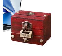 Générique Boîte en bois | Coffret décoratif de style antique | Boîte de rangement pour bijoux - pour Chambre Bureau Étagère Meuble Coiffeuse Table Nuit Entrée