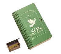 Générique Boîte en Bois de Versets Bibliques,150 Cartes Inspirantes De Décoration Biblique - Rangement Pour Versets Bibliques Sur Les Sentiments,Pour Maison Prière Quotidienne Église Mariage Noël