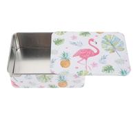 Générique Boîte en Fer-Blanc Européenne à Couvercle Coulissant Petite Boîte Métallique Vintage pour Rangement de Bonbons et Bijoux Compacte et Pratique