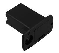 Générique Boîte en Plastique Compacte et Portable pour Batterie 9v Active, Étui de Transport Noir Support pour Micro Guitare Acoustique, Design Convivial et Dimensions 69x41mm