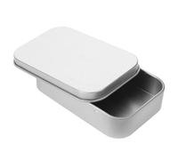 Générique Boîte Métallique Argentée Porte-médiators Robuste Protégeant Chocs et Rayures, Organisateur Compact pour Rangement de Médiators de Guitare et Basse pour Accessoires de Guitare