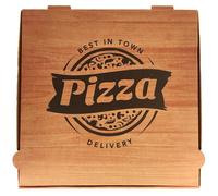 Générique Boite Pizza - Best in Town - par 100 (33x33x4 cm)