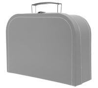 Générique Boîte Présent Multifonction de Valise Gris L25 X W18 X H8,5 Cm, Boîte à Bijoux et Rangement Papeterie Couvercle, Conteneur Réutilisable pour Fête et Emballage Créatif