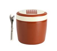 Générique Boîte Repas Isotherme,Avec Cuillère et Sac 1.2L Acier Inoxydable Vacuum Ustensiles | Conteneur Alimentaire Isotherme | Pour Camping Pique-Nique Plage Randonnée Voyage Été Travail Vacances
