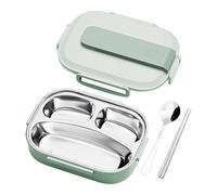Générique Boîte Repas Isotherme pour - Boîte-repas Étanche 3 Compartiments Pour Tout-petits,Bol Bébé 1 Litre,Extérieur Voyage Camping Plage Été
