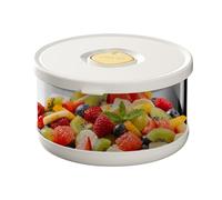 Générique Boîte Repas Salade - Bol en Verre de Stockage | Récipient Étanche en Verre pour Frigo Repas Fruits Cuisine Restaurant Aliments Divers