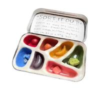 Générique Boîte Sensorielle de Tri | Pots de Tri Jouets Sensoriels pour Adultes - Activités Apaisantes Voyage Cadeau d'anniversaire Noël Halloween Maison École Camping