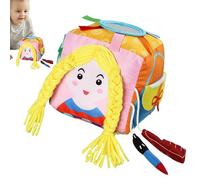 Générique Boîte Sensorielle Jouets - Apprentissages Sensoriels,Jouet d'Entraînement aux Lacets et à l'Habillage,pour Filles Garçons École Maternelle Garderie Voyages Noël