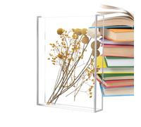 Générique Boîte Souvenir en Acrylique | Cadre Photo et Organisateur de Présentation,Solution de Stockage Polyvalente pour Spécimens Cartes Photos Tickets et Cartes Postales