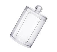 Générique Boîte Transparente pour Coton Démaquillant, Rangement pour Disques de Coton avec Couvercle (pour Un Disque de)