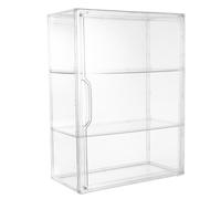 Générique Boîte Vitrine Acrylique Transparente Porte Magnétique, Étui de Présentation pour Figurines et Voitures Miniatures, Rangement Sûr et Design Moderne pour Décoration Maison