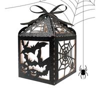 Générique Boîtes à Friandises d'Halloween,Contenants en Papier Chauve-Souris - Décorations Boîte à Bonbons Halloween - pour Snacks Étagère Cuisine Bureau Salle de Classe Maisons Hantées Fête