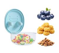 Générique Boîtes à Snacks,Bol Étanche de Service pour Petit-Déjeuner - Conteneur de Boîte à Snacks - pour Sandwich Déjeuner Préparation de Repas Pique-Nique Voyage Salade Condiments Sauces et Dips