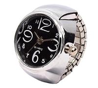 Générique Boîtes Anneaux Anneaux For Ring Watch For Women Ring Liant Porte-clés Bagues (Black, One Size)