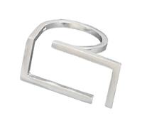 Générique Boîtes Anneaux Ring For Women Girls Geometrical Statement Adjustable Expandable Finger Rings Comfort Fit Fashion Jewelry Bagues Clous Anneaux (GD1, A)