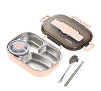 Générique Boîtes - Conteneurs de déjeuner empilables en acier Diviseurs, alimentaire réutilisable, BPA durable Free Easy Clean Food Conteneurs | Boîte à lunch portable pour les repas en plein air à