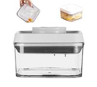 Générique Boîtes de Céréales avec Couvercles | Boîte de Conservation pour Grains avec Couvercle,Boîte Étanche Empilable pour Riz Café Thé en Vrac Aliments pour Animaux Bonbons Organisation Placard