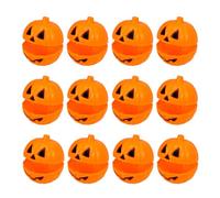 Générique Boîtes de Citrouille Orange pour Halloween, 28 Pièces, en Plastique Pp, Réutilisables et Remplies pour Bonbons, pour Fêtes D'halloween et Décorations