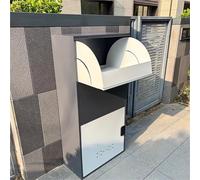 Générique Boîtes de Livraison de Colis extérieures, Armoire Express antivol, casier à Colis autoportant avec Serrure à Combinaison, conteneur de sécurité antivol pour livraisons commerciales, (110 cm