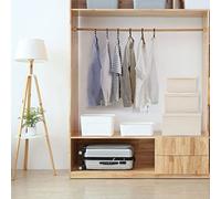Générique Boîtes de Rangement empilables 3 pcs Tissu Crème,Chariots de Rangement,2.37KG-332920
