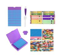 Générique Boîtes De Rangement Pour Art En Strass,Plateaux pour Art en Strass et Stockage de Peintures | Boîtes Outils Compartiments pour Artisanat Créatif Bijoux Perles Garçons Filles Adultes
