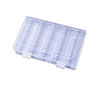 Générique Boîtier À Pièces - Boîtier De Rangement De Pièces 2.7cm - Protection Étanche pour Exposition à Domicile Musée et Enchères