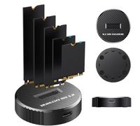 Générique Boîtier De Disque Dur 10 Gbit/s - Boîtier Externe Plug-and-Play pour SSD Et Disque Dur | Disques Durs De Station d'accueil Haute Vitesse - Compatibles avec Les Appareils Mobiles, De Do