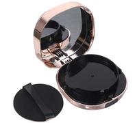 Générique Boîtier de Maquillage Compact en Plastique Houppette Petite, Récipient Hermétique pour Poudre et Fond de Teint, Format Voyage Léger et Pratique, pour Usage Quotidien