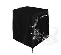 Générique Boîtier De Pompe De Piscine, Couvercle De De, Boîtier De Pompe De en Tissu Robuste Noir Moulu, Protection De De Piscine en Tissu Oxford 420D avec Cordon De Serrage, Protection