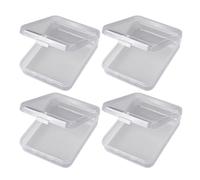 Générique Boîtier de Rangement pour Craies,Rangement pour Craies Scolaires Enseignants | 4 Pièces Organisateur Transparent Fournitures Scolaire pour Classe Dortoir Bibliothèque Salle de Réunion