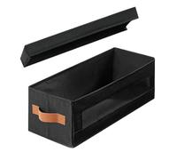 Générique Boîtier De Rangement Pour Disques,Avec Fenêtre Visible Grande Boîte Antipoussière Empilable,Support Boîtiers DVD | Pour Serviettes Bureaux Vêtements Voiture Livres Écharpes Chambre