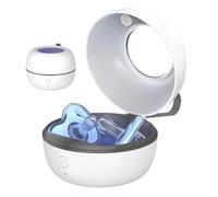 Générique Boîtier de Stérilisation pour Tétines - Stérilisateur UV Compact Pour Sucettes,Accessoire de Voyage pour Ados Adultes Parents Tétines Voyages Camping Courses