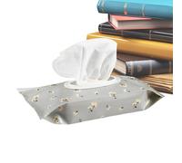 Générique Boîtier de Voyage pour Lingettes Bébé - Contenant À Lingettes,Conteneur De Stockage Portable Rechargeable Réutilisable Hermétique pour Les La Poussette La Salle De Bain Et Le Voyage