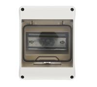 Générique Boîtier Électrique Étanche Extérieur Ip65 en Abs Blanc, Boîte de Distribution 5 Circuits Compacte Installation Facile pour Projets de Câblage en Extérieur