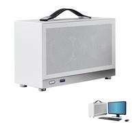 Générique Boîtier PC ITX Valise d'd'aluminium de boîtier d'ordinateur de PC | Châssis d'd'aluminium de châssis de studio ouvert pour le et l'à la maison