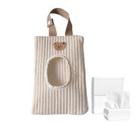 Générique Boîtier pour Lingettes de Voyage,Porte-Lingettes Nomade pour Sac À Couches - Pochette Douce pour Tissus Auto, Camping, Poussette Et Voyage