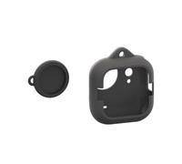 Générique boîtier Silicone pour Insta360 Go Ultra Couverture protectrice du Corps de la caméra d'action avec Bouchon de lentille Protectio, Protection Contre Les Gouttes Protection complète (Noir)