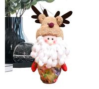 Générique Bol À Bonbons De Noël | Figurines Mignonnes Et Grandes Du Père Noël | Boîte Friandises avec Couvercle,Pour Table Chambre Cuisine Bureau Cheminée Entrée Bar Famille Amis