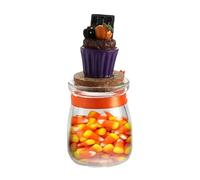 Générique Bol à Bonbons Halloween, Récipients de Stockage Alimentaire, Pot de Stockage Décoratif Halloween pour Bonbons Chocolat Biscuits à Utiliser sur Table à Manger en Salle de Classe ou en Fête