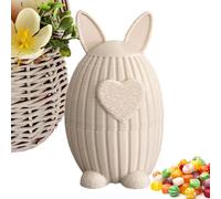 Générique Bol À Bonbons,Support de Service Mignon en Forme de Lapin de Pâques Réalisé par Impression 3D,Bol à Bonbons Décoratif - Pour Table de Fête à la Maison Sucrerie Cérémonie Goûter Gourmandises